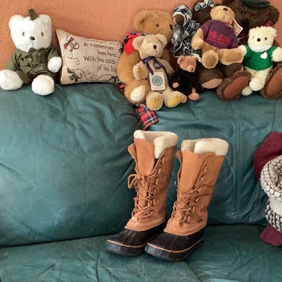 🥾Kamik Snowvixen NPLC 38/39 Leather Fleece lined - Picture 1 of 16